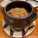 らん亭～ 美日庵 - 会津地鶏と立川牛蒡の炊込みごはん