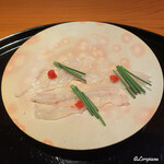 らん亭～ 美日庵 - 河豚の鉄鎖と安岡葱