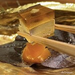 らん亭～ 美日庵 - 天然物の真鴨の鴨ロースにフォアグラに和出汁のジュレ寄せに金柑