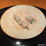 らん亭～ 美日庵 - 安岡葱を巻いて