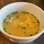 百華 - 卵スープ　セットに付いてるスープですが、美味しい‼︎