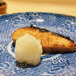 新ばし 星野 - ぶりの背中のつけ焼き