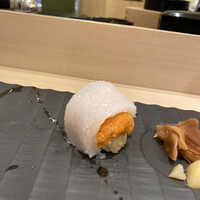 鮨まつもと - ウニのイカ巻