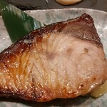 ゆの鮨 - これです鰤の味噌漬け焼き＆添え物　セロリの梅づけ