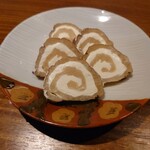 酒工房 架昇 - いぶりがっこのクリームチーズロール