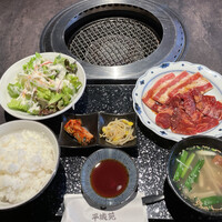 東京焼肉 平城苑 銀座5丁目店 - サービスランチセット、和風けんちん付き