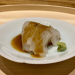 温石 - お刺身 真烏賊 肝のソース