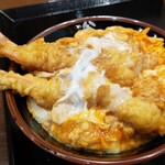 Marugame Seimen - 海老天とじ丼二本