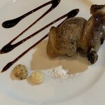 DiningBar Rocca - 山口県産豚使用！スペアリブのロースト！じっくり火を通して旨みを閉じ込めてます！いろんな薬味でお召し上がりいただけます！（1本400円〜）