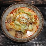 まると食堂 - スタミナラーメン：８５０円（税込）【２０２３年２月撮影】