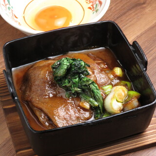 The ultimate "A5 Japanese black beef Sukiyaki" served by the owner
