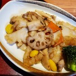 Sakichi - イカの炒め物