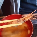 おさかな亭 粋 - 海老の頭で出汁を取ってます。