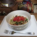 風遊斎 - ピリ辛 トマト スバ（900円）