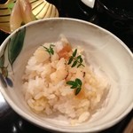 横浜うかい亭 - 小柱の炊き込みごはん