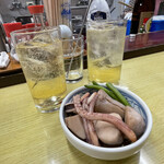 やまだ - ハイボール&里芋とイカのたいたん