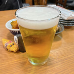 Tako san - 生ビールはグラスタイプ
                        キレッキレです☆