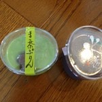 오카시츠카사 토게츠도우 로우호 - 抹茶プリン280円と水羊羹230円♤美味しい