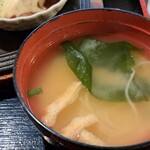 ウェリントン - 素麺入り味噌汁