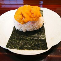 鮨 在 - 〇毛がに馬糞雲丹