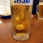 炭火乃 - 生ビール_500円