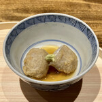 温石 - 太刀魚と蓮根のはさみ揚げ