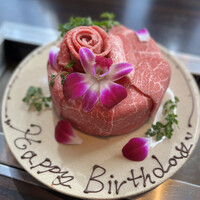 焼肉うしごろ 銀座並木通り店 - 肉ケーキ