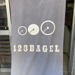 123BAGEL - 店前目印