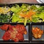 焼肉問屋バンバン - ハラミ定食（1,100円）