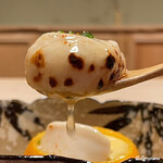 御料理 寺沢 - 天然とら河豚の焼白子