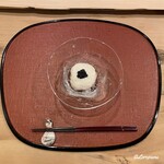 御料理 寺沢 - 障泥烏賊とキャビアと山芋のすりおろし