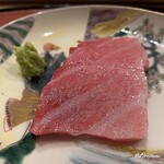 御料理 寺沢 - 青森 大間産の天然本鮪のトロ
