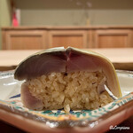 御料理 寺沢 - 鯖の棒ずし ふんわり仕上げ