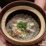 御料理 寺沢 - ずわいがにと蓮根の炊込みごはん