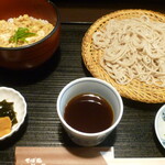 そば処　大盛屋 - ミニ親子丼＆更科蕎麦