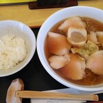 えびす - チャーシューメン　750円＋半ライス