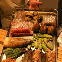 八事松楓閣 - 天麩羅の食材達