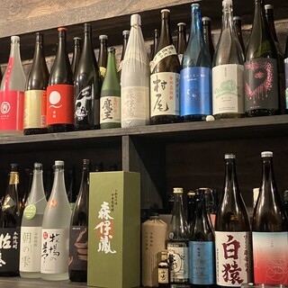 100種類以上の豊富な焼酎は国産にこだわり！