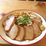 豚正餃子 - チャーシュー盛り　４５０円