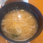 Sushidaruma - ランチ　味噌汁