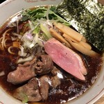 鴨出汁中華蕎麦 麺屋yoshiki - 鴨もつ中華蕎麦