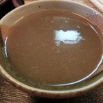 安麺棒 - そば湯～