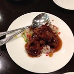 中国酒菜　暢暢 - イベリコ豚の黒酢スブタ