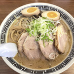 らぁめん おはな - 野菜ラーメン(味噌)+チャーシュー3枚+煮卵