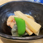 小料理 椿 - 生麩と竹の子煮