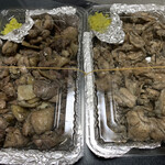 福鶏 - 左　鶏もも９７０円　　右　ハラミ９７０円