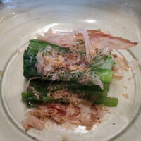 出羽屋 - 朝食①ほうれん草お浸し