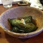 十割蕎麦 やまなか - 茄子の煮びたし