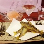 十割蕎麦 やまなか - 稚鮎の天ぷら