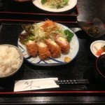 田屋 - ヒレチーズ巻定食